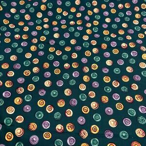 1 Yd Cranston Village Button Fabric Green